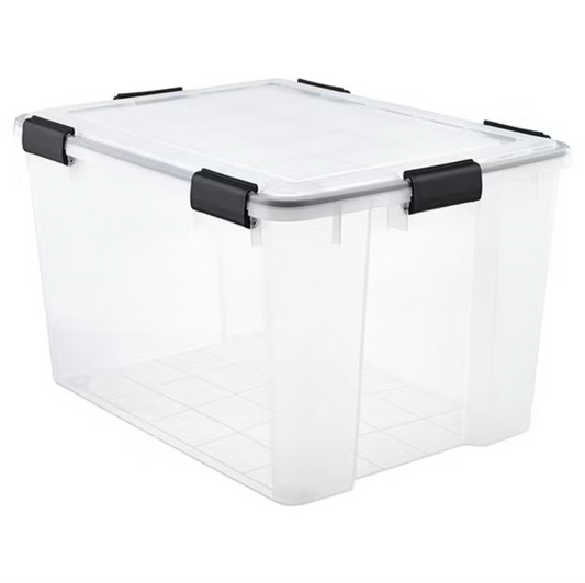 74 qt. Airtight Tote Clear